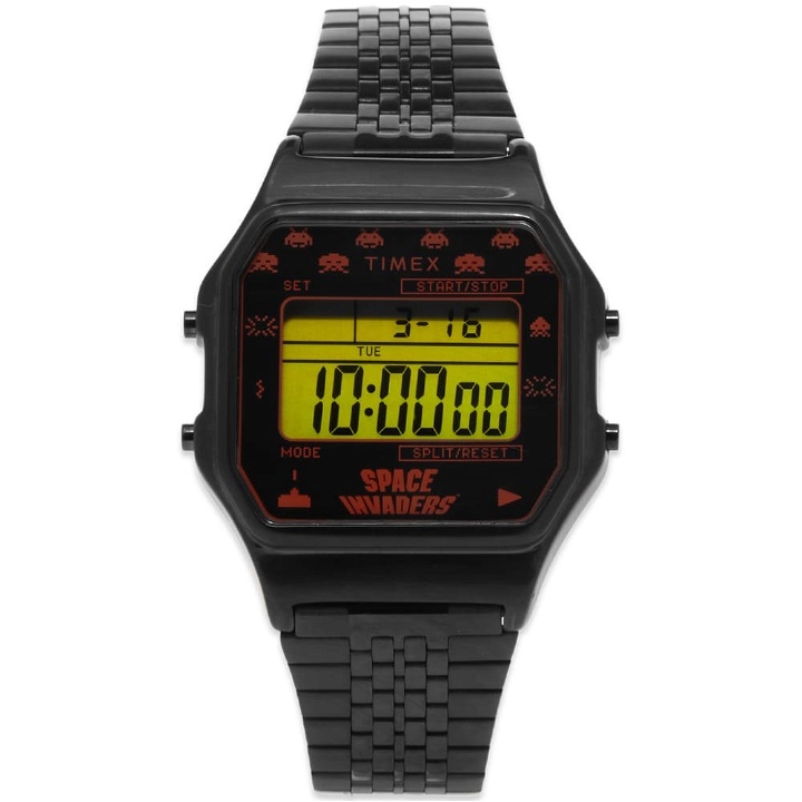 Photo: Timex x Space Invaders 80 Digital Watch in Black