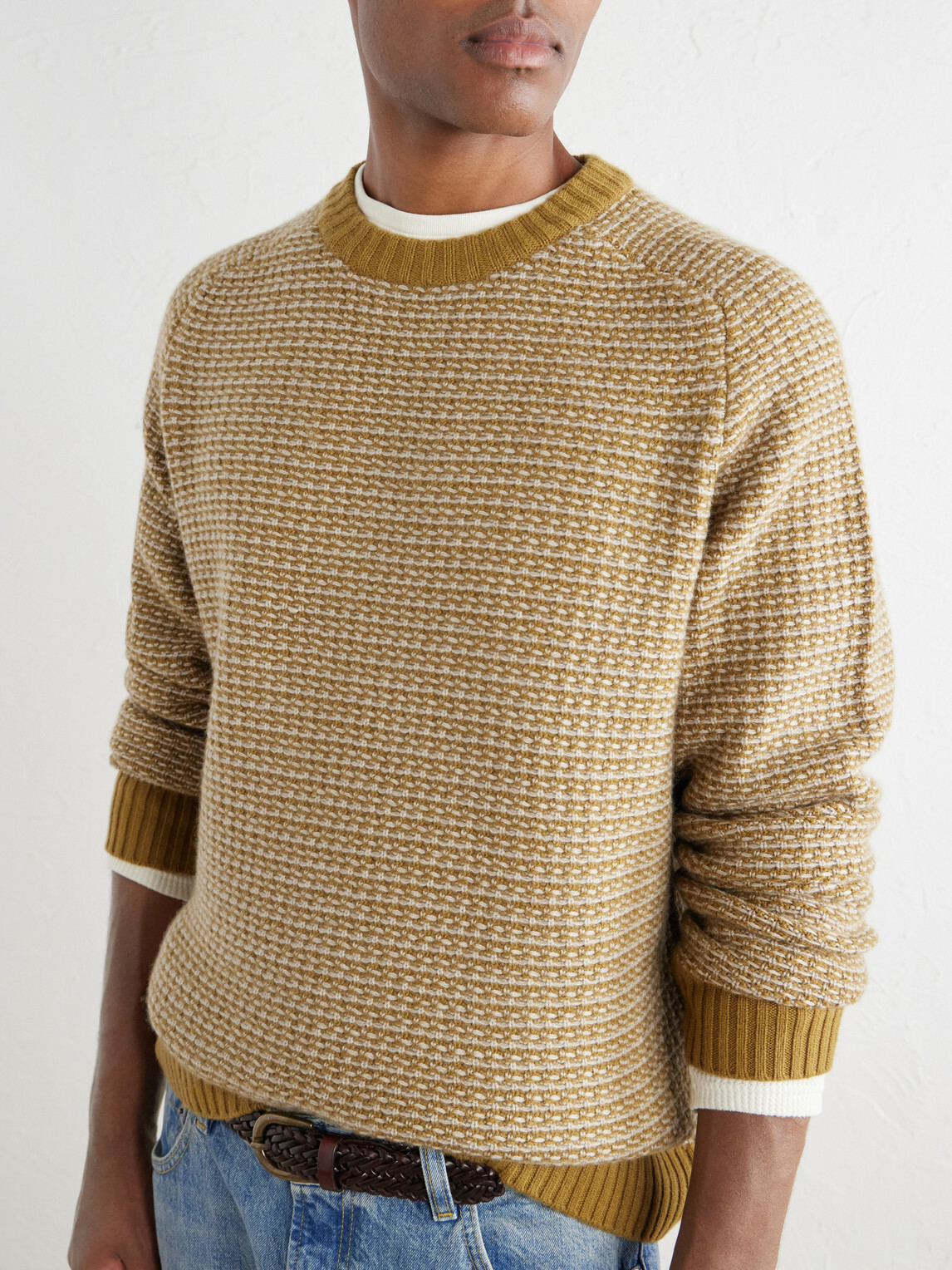 Mr P. - Wool and Cashmere-Blend Sweater - Neutrals