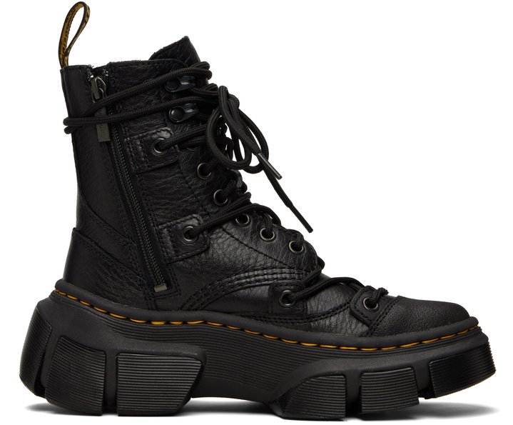 Photo: Dr. Martens Black DMXL 8-Eye Leather Boots