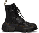 Dr. Martens Black DMXL 8-Eye Leather Boots