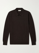 Altea - Virgin Wool Polo Sweater - Brown