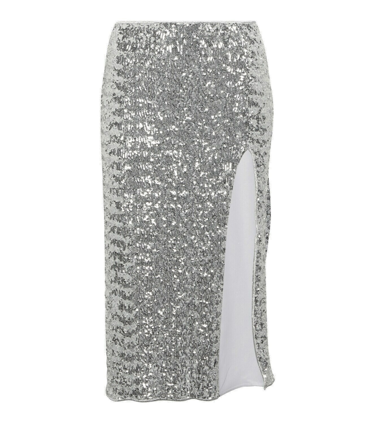 Oséree Pailettes striped miniskirt Oseree