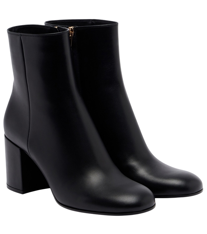 Photo: Gianvito Rossi Joelle leather ankle boots