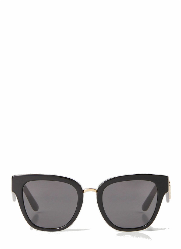 Photo: Dolce & Gabbana - Crossed Sunglasses in Black