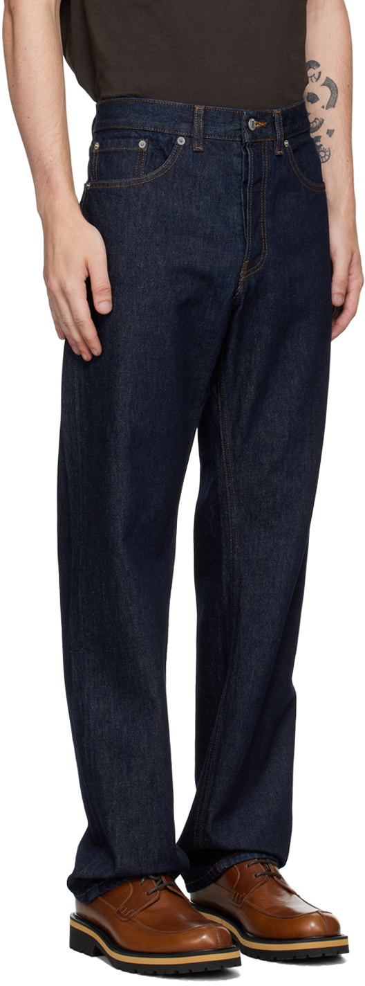 Dries Van Noten Indigo Straight-Leg Jeans Dries Van Noten