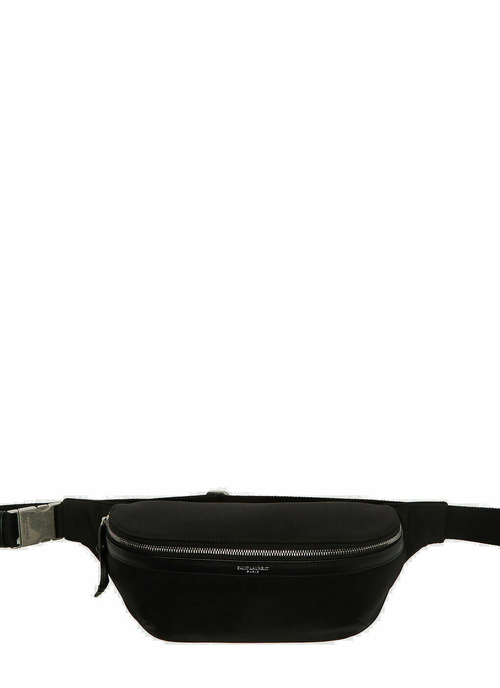 Saint Laurent Classic Canvas Belt Bag male Black Saint Laurent