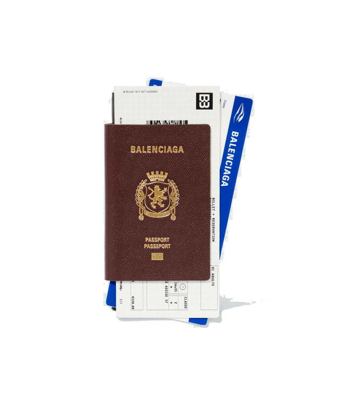 Photo: Balenciaga Passport leather bifold wallet