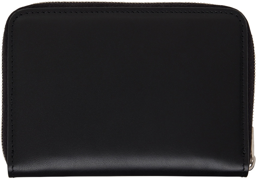 Jil Sander Black Pocket Zip Around Wallet Jil Sander