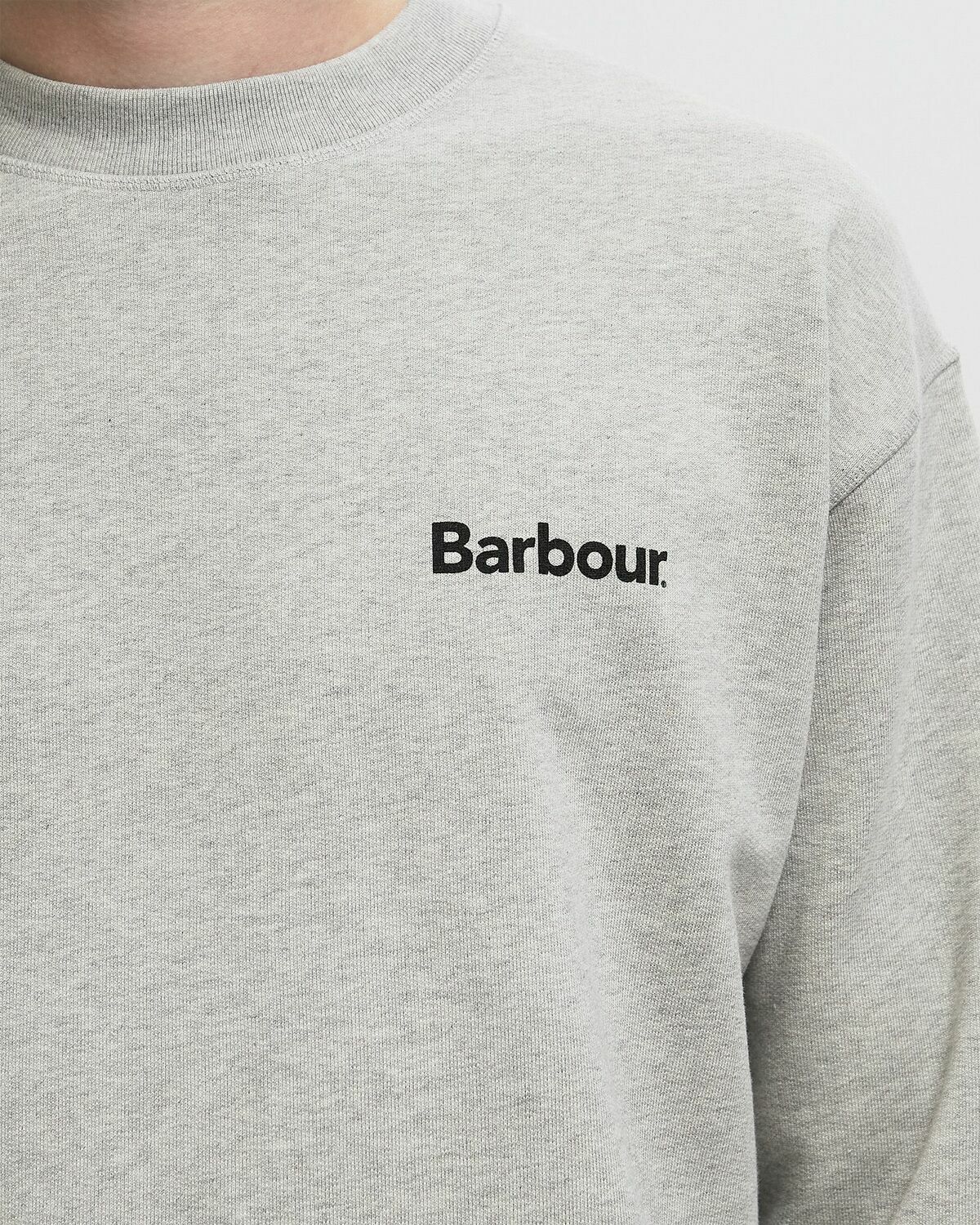 Barbour Nicholas Crew Grey Mens Sweatshirt