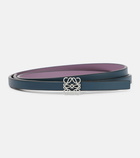 Loewe - Reversible Anagram leather belt