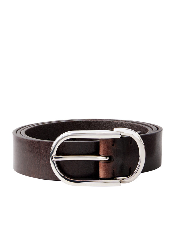 Photo: Brunello Cucinelli - 3cm Leather Belt - Brown