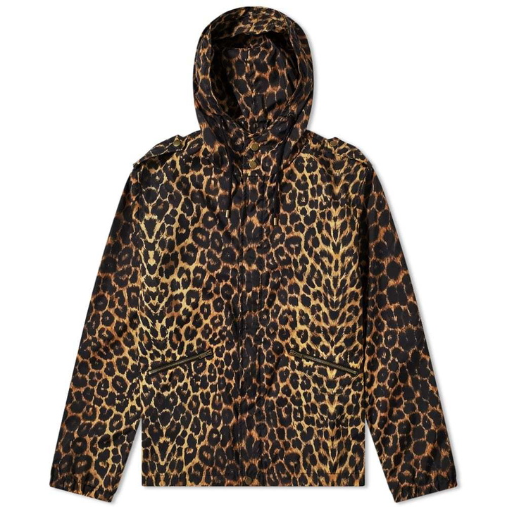 Photo: Saint Laurent Leopard Windbreaker