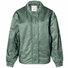 Agolde Women's Nisa Bomber Jacket in Green