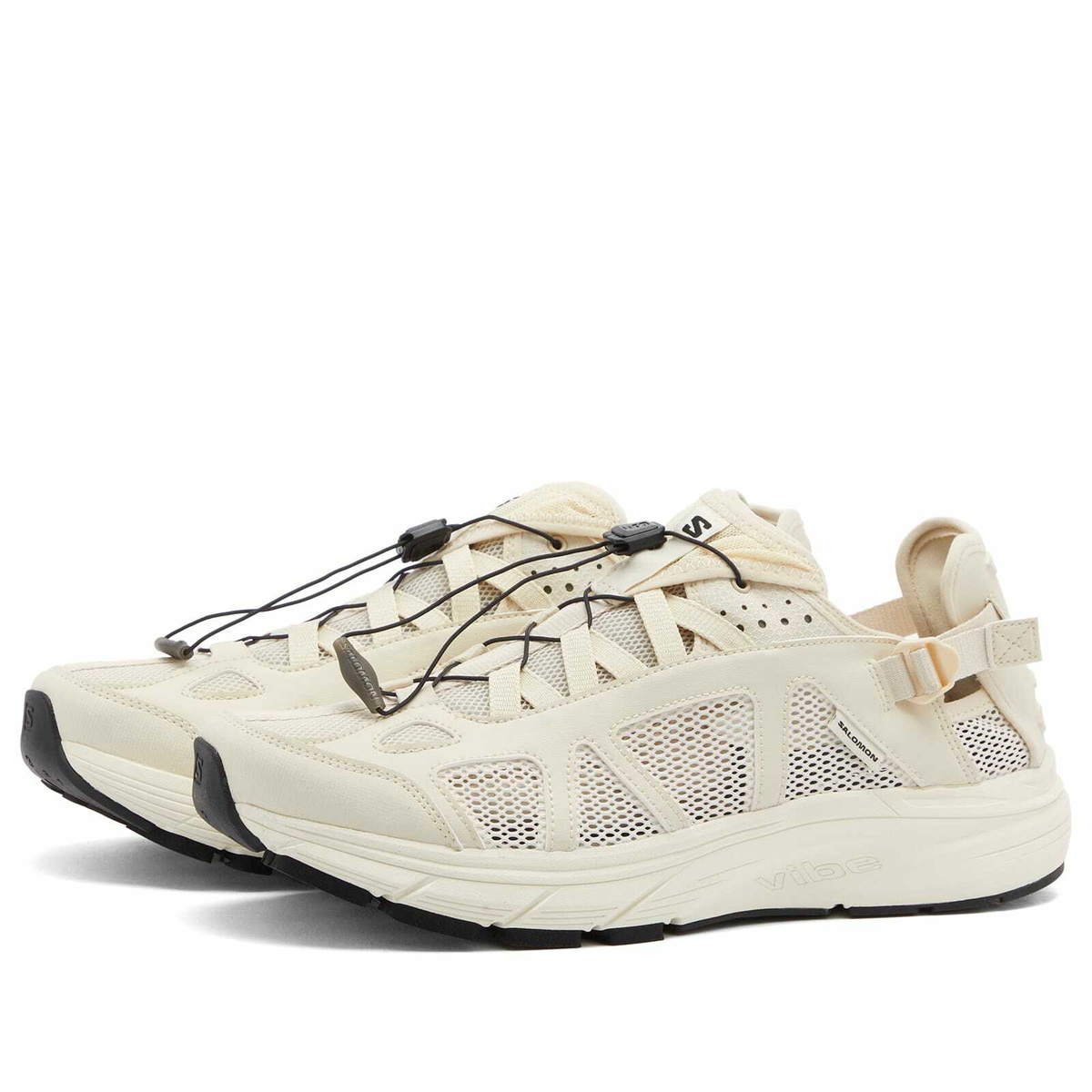 Salomon TECHSONIC Sneakers in Almond Milk/Vanilla Ice/Black Salomon