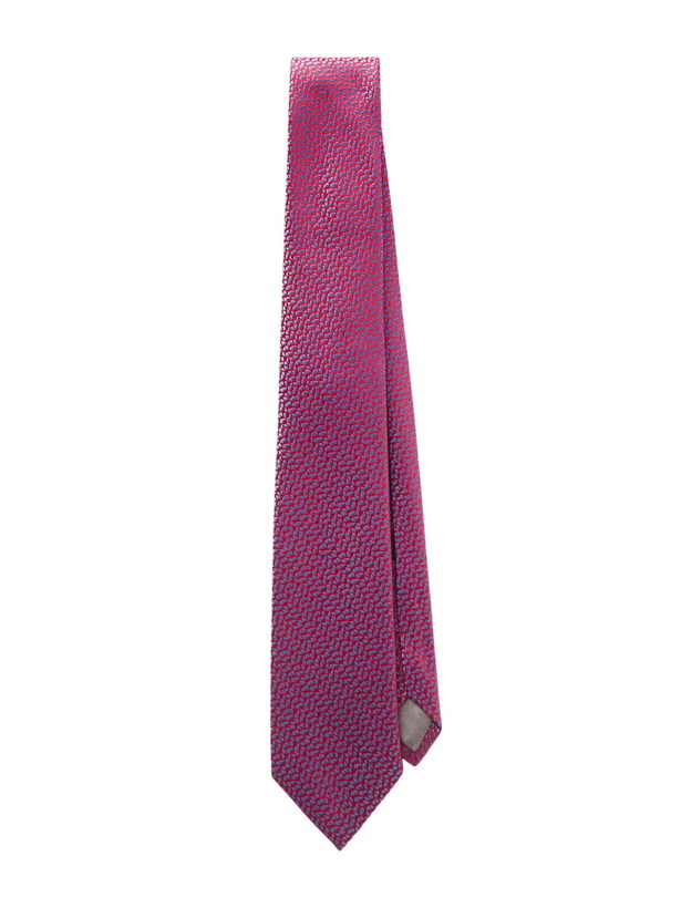Photo: Charvet - 8.5cm Silk-Jacquard Tie - Red