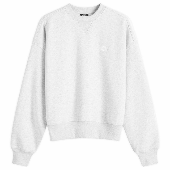 Photo: Dickies Women's Summerdale Sweatshirt in Light Gray
