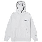 Late Checkout Logo Popover Hoodie in Grey