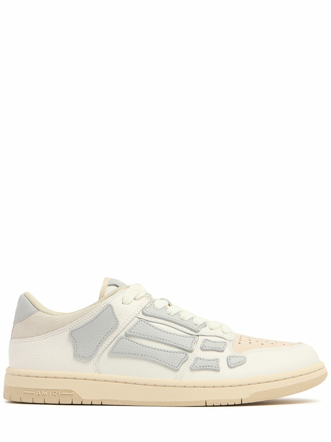 スニーカー Amiri White Leather Skel Sneakers AMIRI Skel-top Leather low-top Sneakers | White | FARFETCH