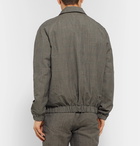 De Bonne Facture - Virgin Wool and Linen-Blend Blouson Jacket - Gray