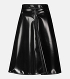 Moncler Genius - 2 Moncler 1952 faux leather midi skirt