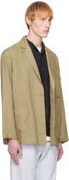 YLÈVE Khaki Linen Blazer
