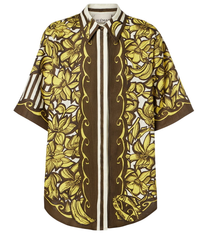 Photo: Alémais Mona floral hemp shirt