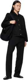 Taiga Takahashi Black LOT.004 Newsboy Bag