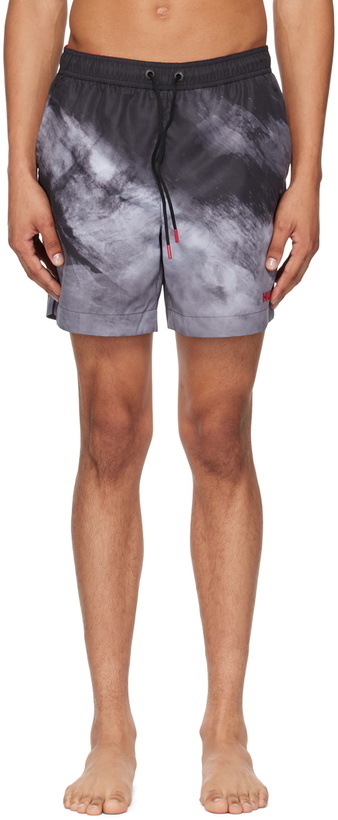 Photo: Hugo Gray Printed Swim Shorts