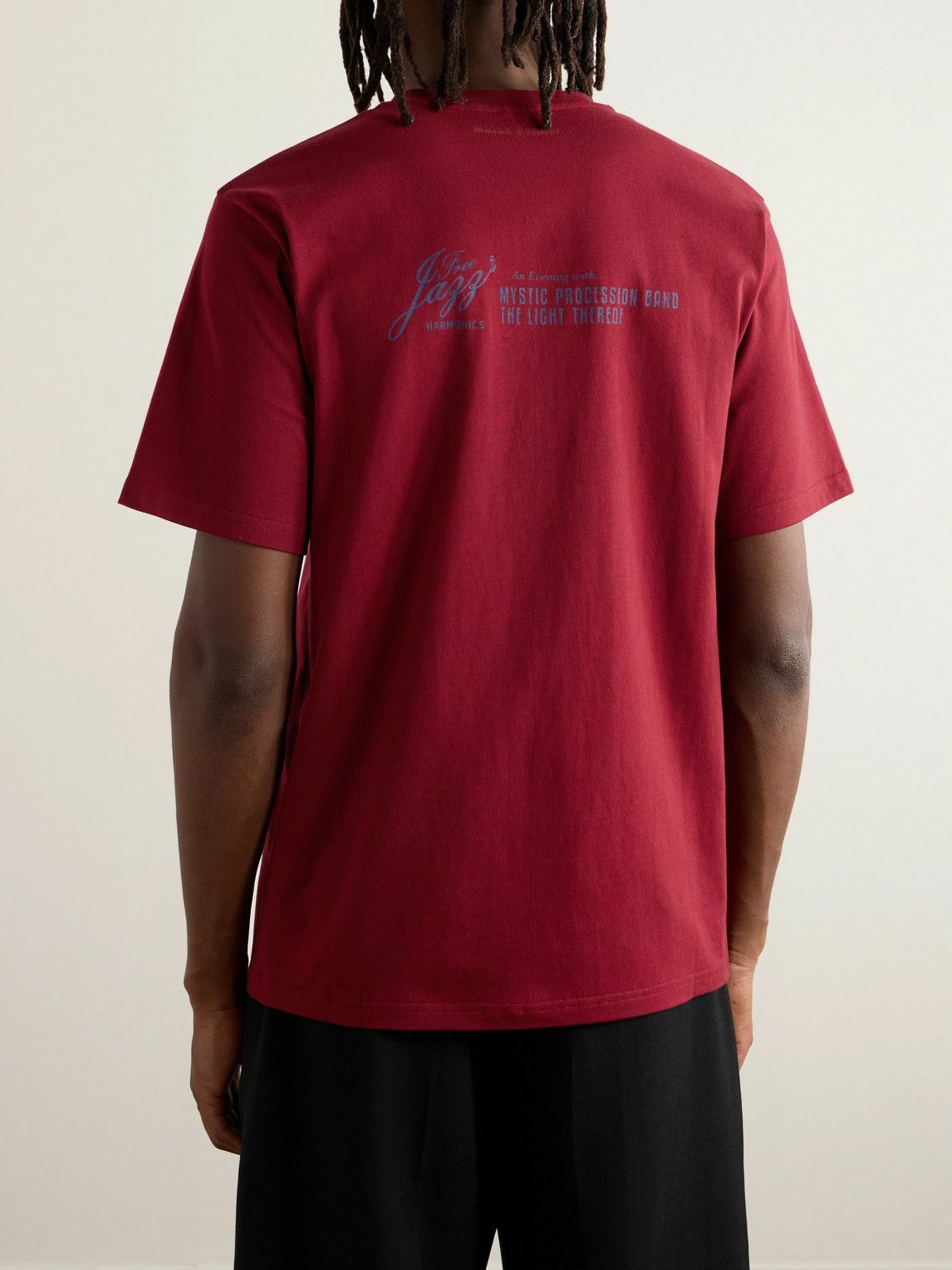 Wales Bonner - Howard Appliquéd Printed Organic Cotton-Jersey T