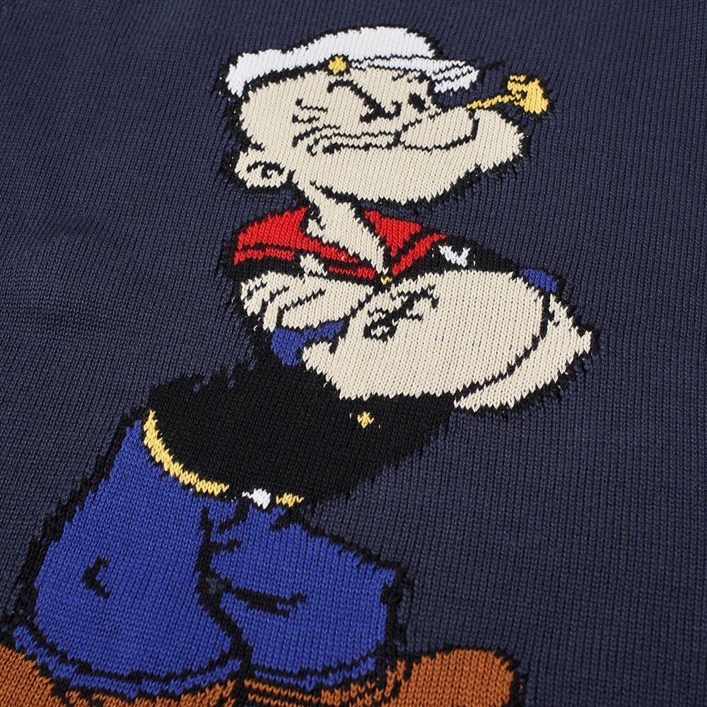 Pop Trading Company x Popeye Intarsia Knit Pop Trading Company