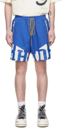 Rhude Blue Cotton Shorts