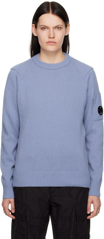 Photo: C.P. Company Blue Crewneck Sweater