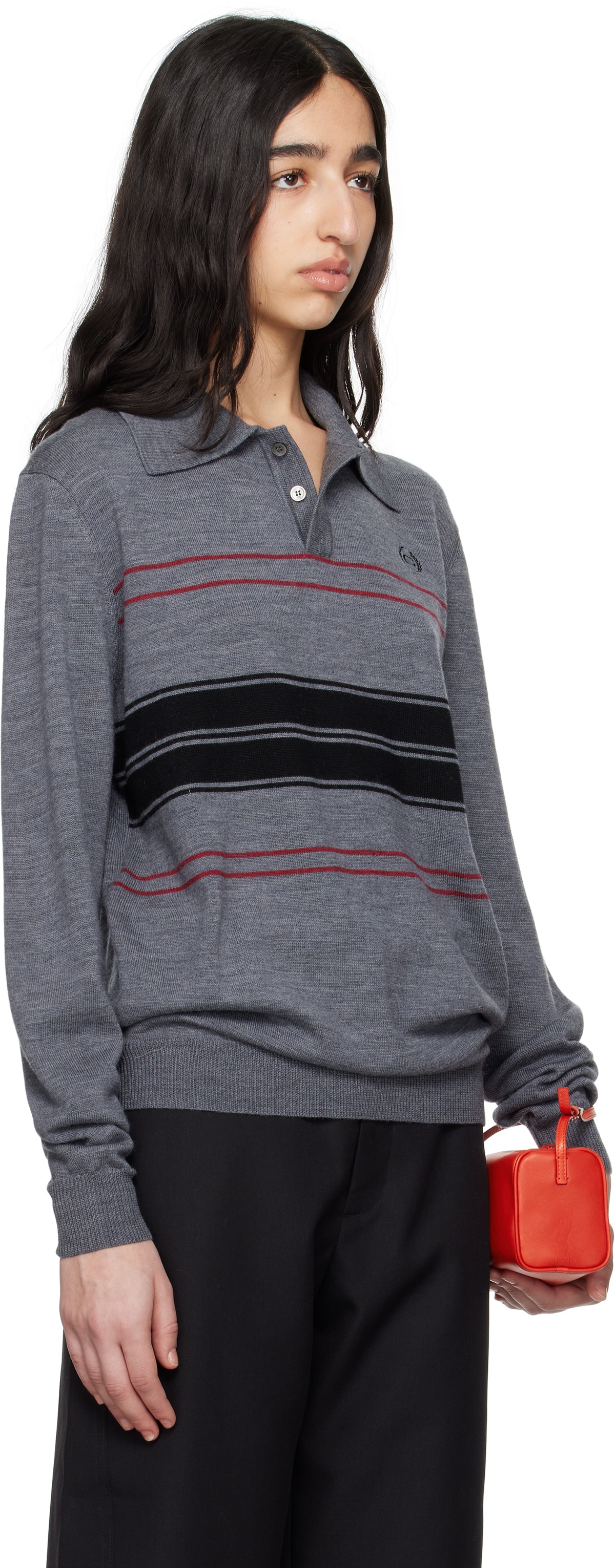 Commission Gray Dad Polo