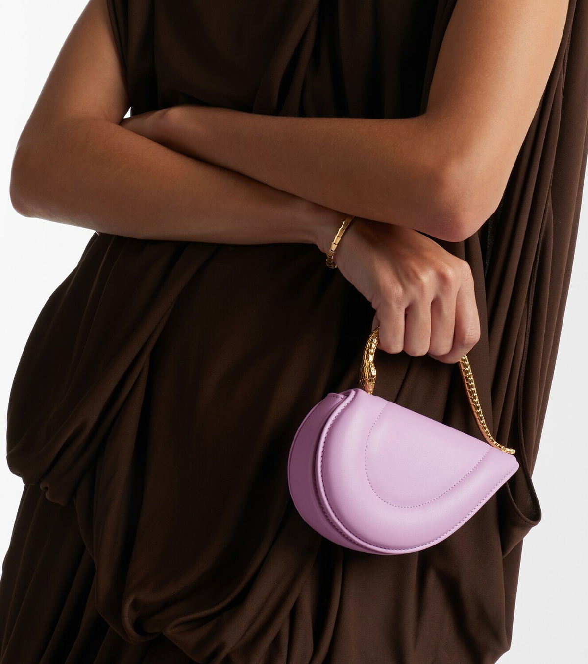 Bvlgari Serpenti Cuore 1968 leather crossbody bag