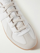 adidas Originals - BW Army Lux Suede-Trimmed Cracked-Leather Sneakers - White