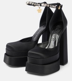 Versace - Medusa Aevitas satin platform pumps