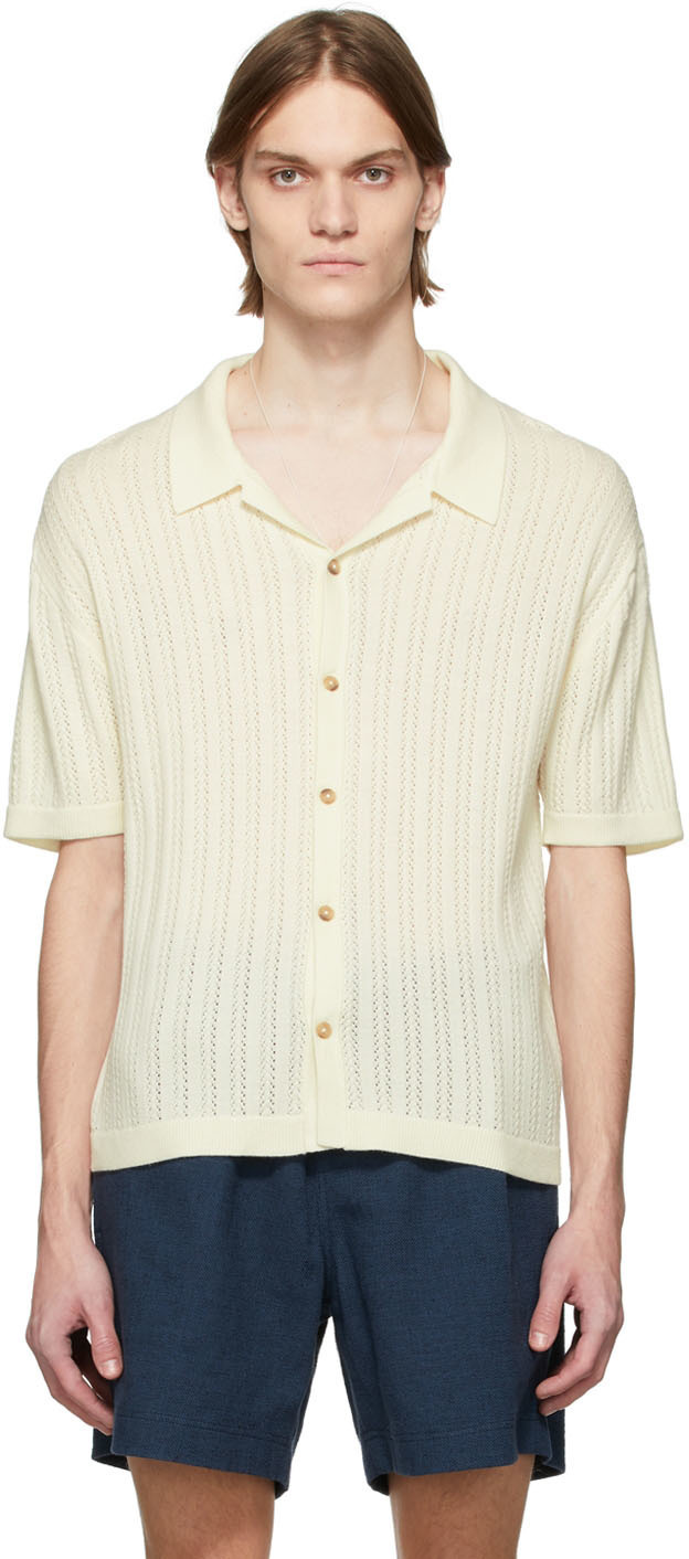 King & Tuckfield Off-White Camp Shirt