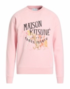 Maison Kitsuné Mens Sweatshirt in Pink