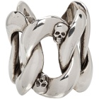 Alexander McQueen Silver Chain and Skull Ring