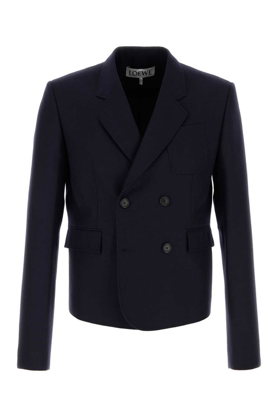 Photo: Loewe Navy Blue Wool Blazer
