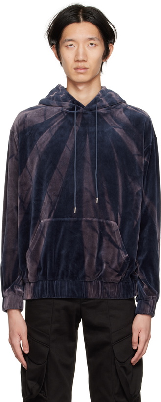 Photo: JiyongKim Navy Sun-Bleached Hoodie