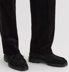 MR P. - Jacques Suede Derby Shoes - Black