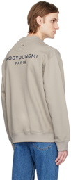 Wooyoungmi Gray Patch Sweatshirt