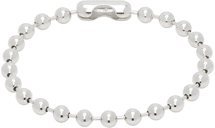 Photo: TAKAHIROMIYASHITA TheSoloist. Silver Ball Chain S Bracelet