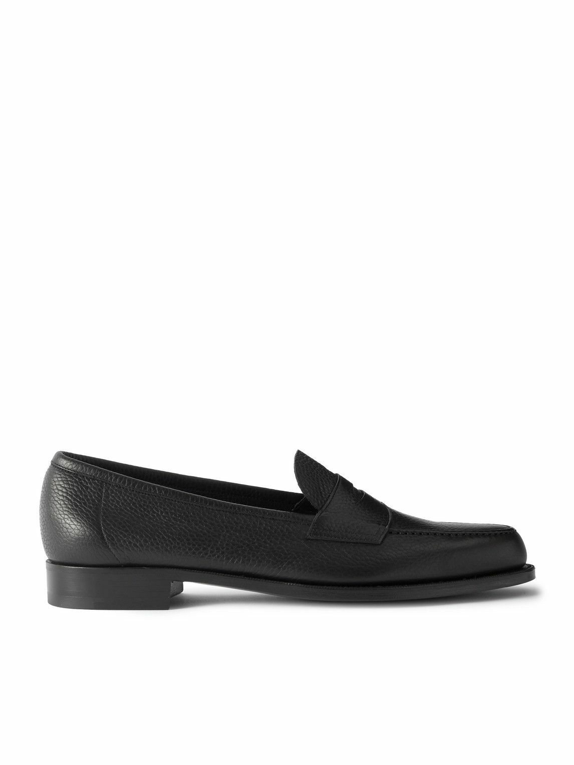 Edward Green - Pimlico Full-Grain Leather Penny Loafers - Black