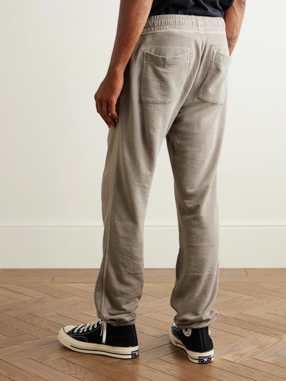 James Perse - Straight-Leg Cotton-Jersey Sweatpants - Gray