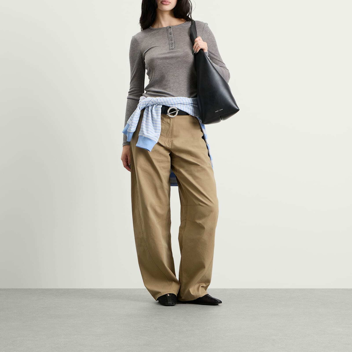 Samsøe Samsøe Women's Saharpo Trousers in Lead Gray