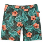 Onia - Calder Long-Length Printed Swim Shorts - Men - Green