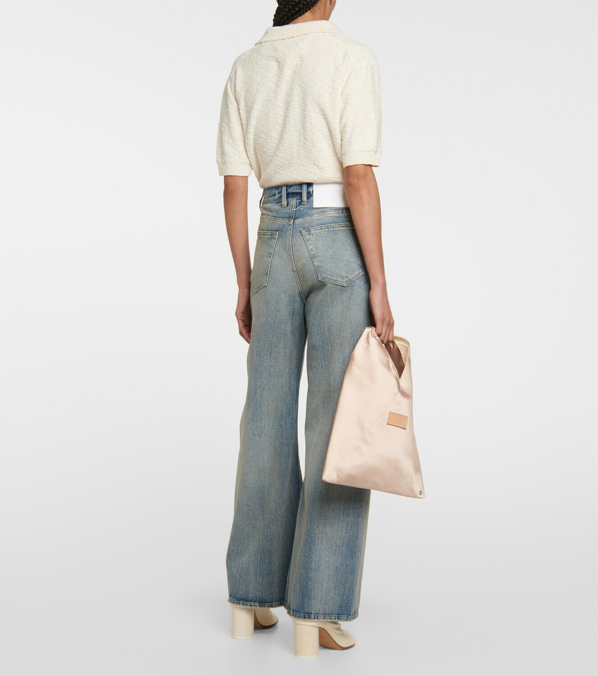 MM6 Maison Margiela - High-rise wide-leg jeans