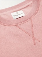 Kingsman - Striped Cotton and Cashmere-Blend Jersey Sweatshirt - Pink